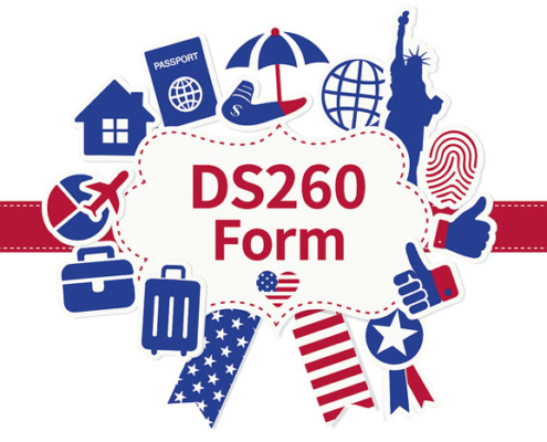 تکمیل فرم DS-260 برای برندگان لاتاری